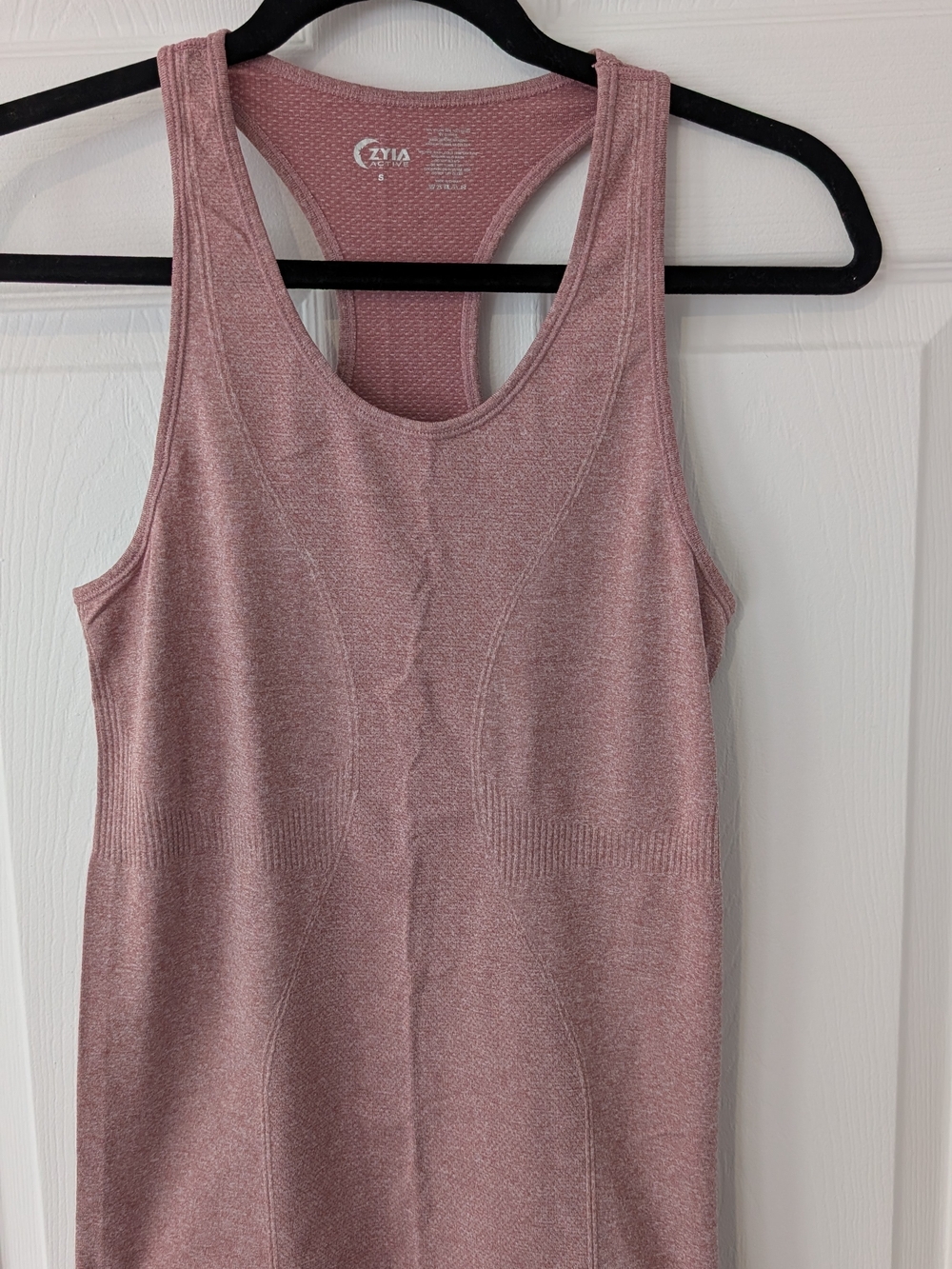 ZYIA Dusty Rose Seamless Racerback Tank
